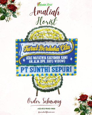 Papan Bunga Duka di Manado Tua Dua